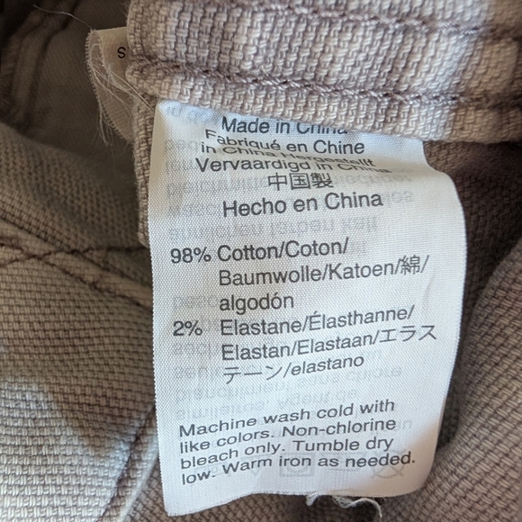 Madewell Light Gray Cropped Wide Leg Jeans Size 23 High Waisted Cotton - Picture 9 of 11